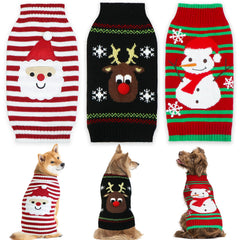 GOYOSWA suéter navidad perro Santa, abrigo cálido para días fríos.