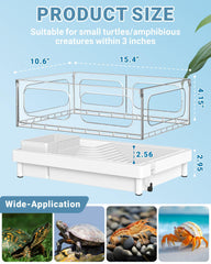 GOZILLA lámpara UVB ajustable para tortugas, ofrece calor y simulación de luz diaria