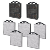 GOZILLA: set de cartuchos de filtro para acuario, 5 cartuchos y 2 cajas para filtración eficiente.