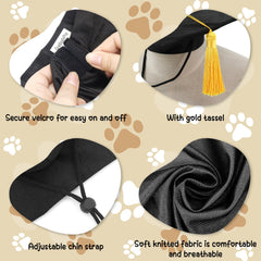 GraduatePro ajuste de correa de barbilla ajustable para mayor comodidad.
