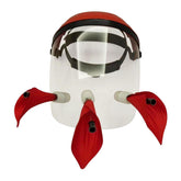 Gralara alimentador de colibrí con máscara, ideal para observar de cerca.