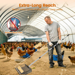 great dachong cazo extensible de 38 pulgadas para recoger excrementos rápidamente
