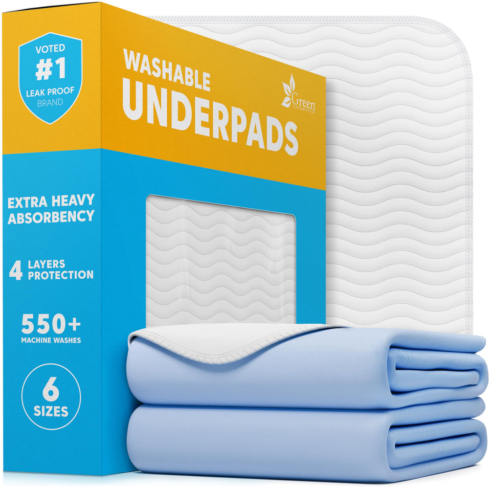 Almohadillas Green Lifestyle 18x24 absorbentes para perros, protección contra fugas.