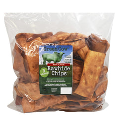 GreenCow Rawhide Chips cuidado dental al masticar y reducir placa