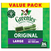 Greenies bocado dental tamaño grande, sabor original para perros
