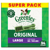 Greenies empaque 54oz original, ideal para iniciar la rutina diaria de cuidado dental.