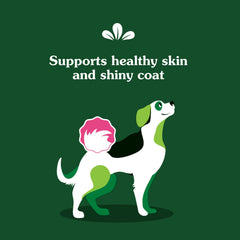 Greenies linaza omega-6 y zinc: nutrición cutánea para la salud de la piel.