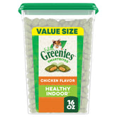 Greenies Smartbites, tubo 16 oz, sabor pollo para premiar sin exceder calorías.