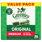 Greenies snack dental original para perros, 36 unidades, cuidado diario