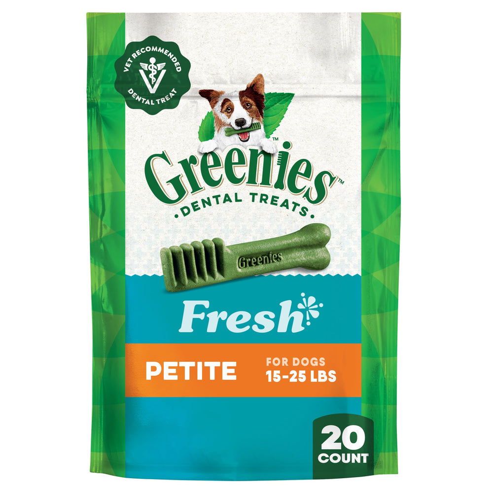Greenies tamaño mini: empaque dental para cuidado diario