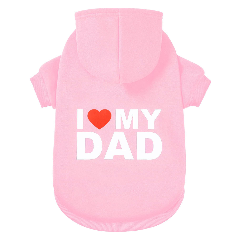 GreenJoy sudadera para perro con capucha rosa, ideal para climas fríos.