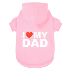 GreenJoy sudadera para perro con capucha rosa, ideal para climas fríos.