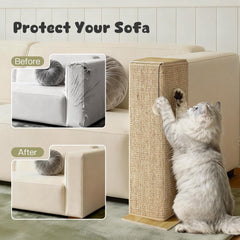 GreenPetopia superficie de sisal para rascar, ayuda a tu gato sin dañar la tapicería.