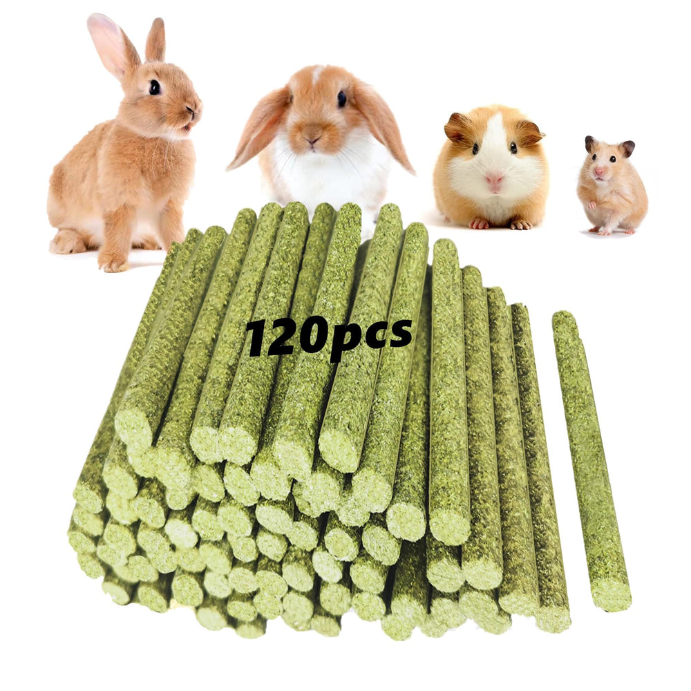 GREMBEB juguetes conejo, palitos heno Timothy para masticación saludable