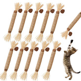 GREMBEB kit-palitos-plata-viva-conjunto: juego diario seguro para gatos curiosos