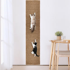 GRETJOB rasca-pared gigante 80x15, evita daños en muebles y ofrece entretenimiento