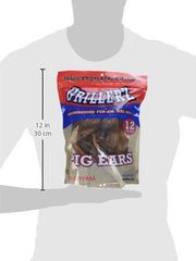 Grillerz orejas de cerdo sin aditivos para perros, opción con proteína.