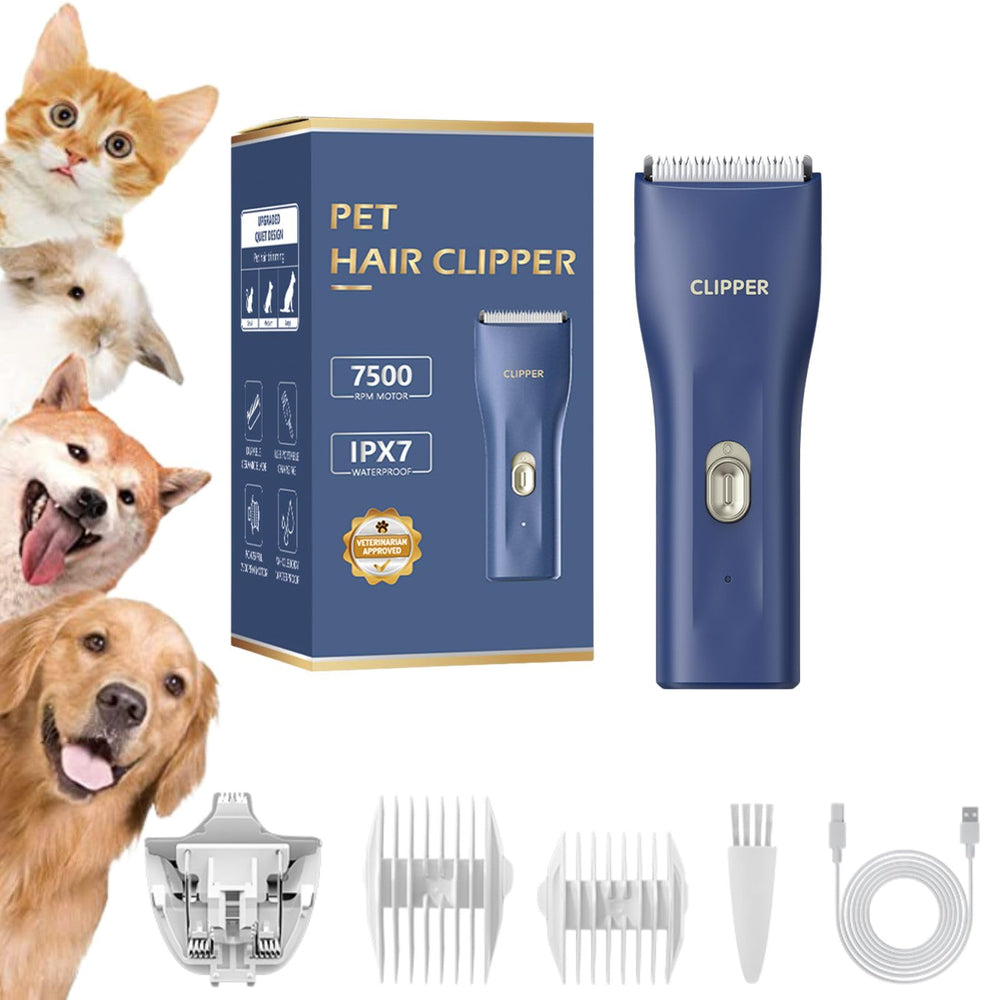 Grimgrow clipper ruido bajo para mascotas, diseño cómodo y manejo suave
