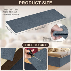 GRKJGytech corte-ajuste-tamano se adapta al tamaño del mueble.