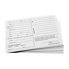 Groomers Margins tarjetas-cliente-perros-5x8-diseño-eficiente para registrar datos rápidamente