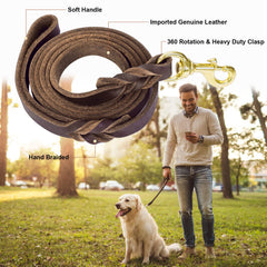 Guiding Star collar ajustable de cuero brinda ajuste cómodo para perros de todos tamaños.