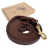 Guiding Star correa de cuero para perros 6 pies, suave y resistente para paseos diarios