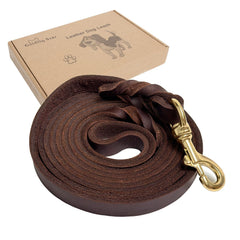 Guiding Star correa de cuero para perros 6 pies, suave y resistente para paseos diarios