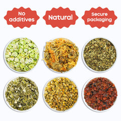 GuineaDad tratamientos herbales caléndula, digestión suave y snack nutritivo para cobaya.