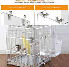 GURECOD cubo de baño tamaño pequeño ideal para pajaritos curiosos.