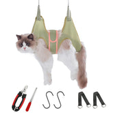 Guzekier hamaca de cuidado para gatos, soporte cómodo para sesiones en casa.
