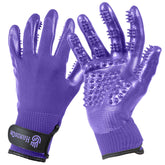 Guantes H HANDSON para aseo de mascotas: limpieza suave para perros.