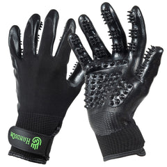 Guante H HANDSON para grooming de mascotas facilita cepillado y elimina pelo suelto