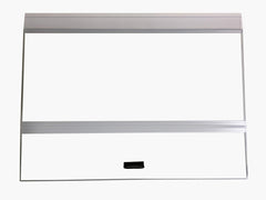 Cubierta de vidrio H2PRO, vista de la banda posterior, se puede recortar para filtro o tuberías