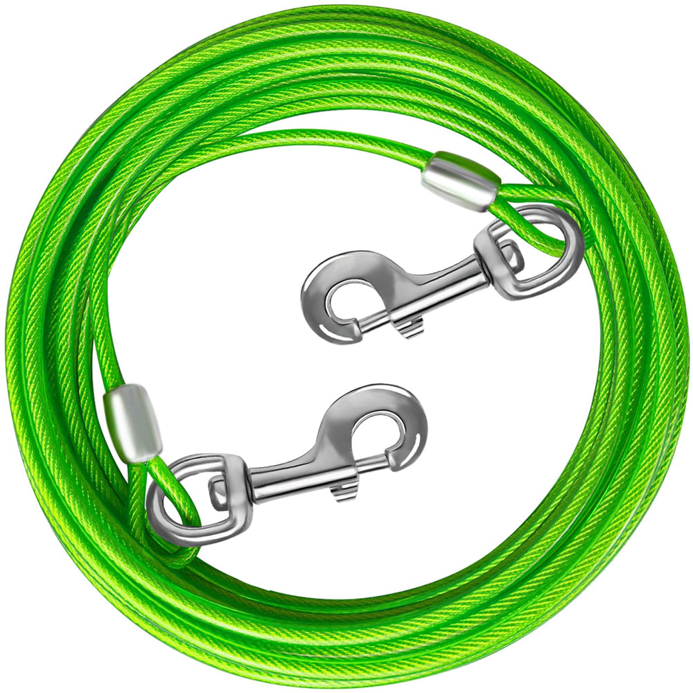 HaiYUAN cable de sujeción para perro, 30 pies, mayor libertad al aire libre.