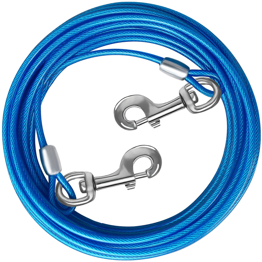 HaiYUAN cable de amarre para perros 10 ft, libertad segura al exterior