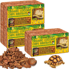 Halatool substrato de coco natural expandiéndose al humedecer para terrarios