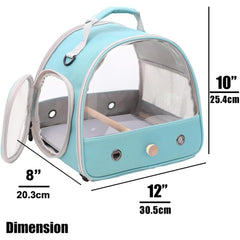 halinfer bolsa-transporte para pajaro con asa ajustable, ideal para visitas al veterinario.