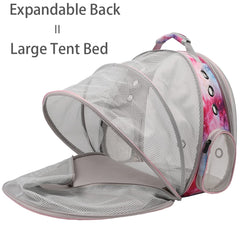Halinfer Galaxy Rosa: mochila portátil con correa ajustable para viajes y caminatas