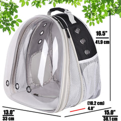 halinfer ventana burbuja transparente para ver al gato con claridad