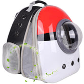 Mochila Halinfer con frente expandible para gatos grandes, comodidad durante el transporte.