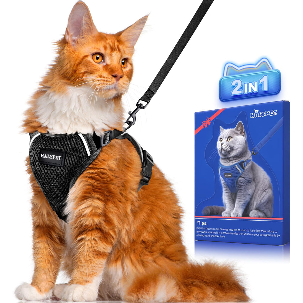Halypet H200 Pro arnés para gatos con ajuste ergonómico para mayor comodidad