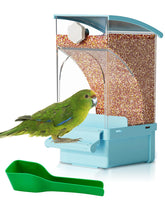 Hamiledyi alimentador automático para aves, diseño transparente facilita ver la comida