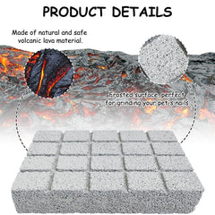 Hamiledyi: juguete masticación conejo, piedra lava para masticar y exploración.