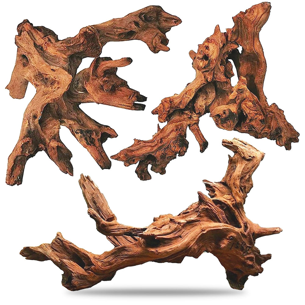 Hamiledyi madera flotante tronco natural para acuario, crea punto focal y refugio para peces.