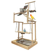 Hamiledyi zona de juego 4 niveles para aves, espacio para explorar y ejercitarse