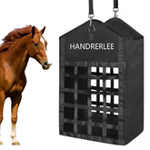 Bolsas HANDRERLEE para caballos con dos caras para una distribución lenta del heno.