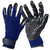 H HANDSON guantes de cuidado del pelaje para perros y gatos, masaje suave.