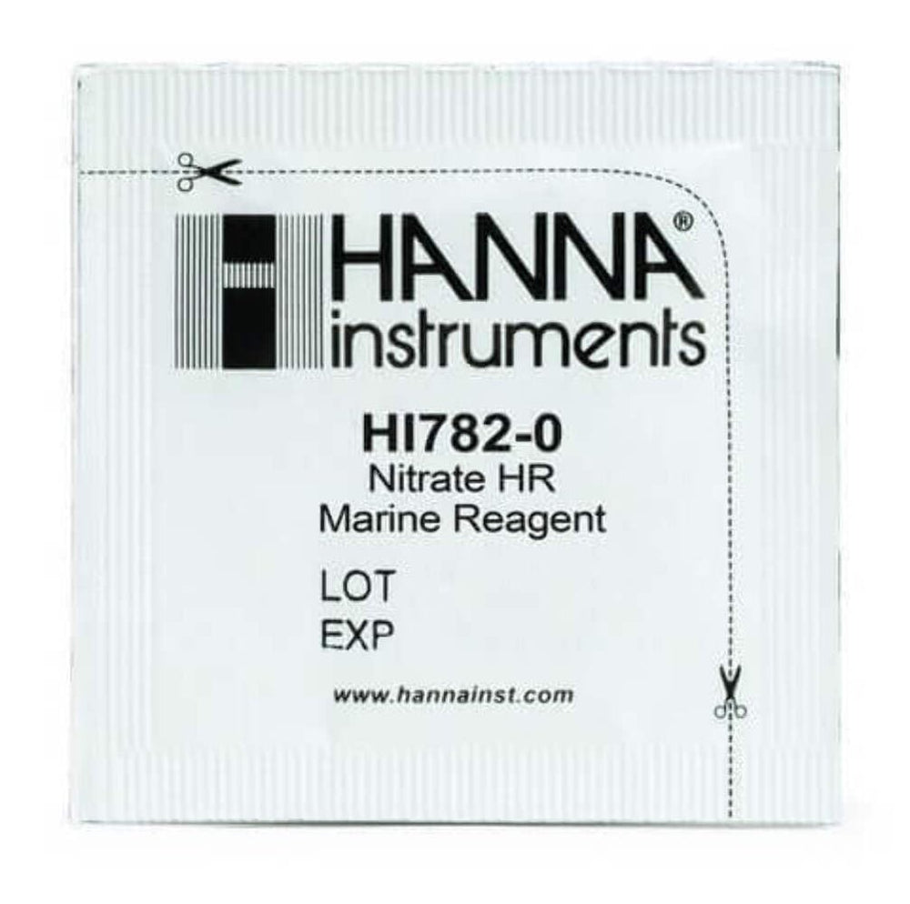 Reagentes HI782-25 de Hanna para nitrato marino, medición rápida de alto rango