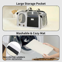Hannadepot transportín con ventilación 360 grados para aire fresco.