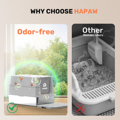 HAPAW acero inoxidable de alta calidad, superficie suave y fácil de limpiar.